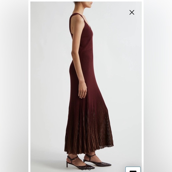 NWT Ulla Johnson AMARANTHUS ZARIAH SHIMMER MAXI DRESS Size M - Picture 3 of 11